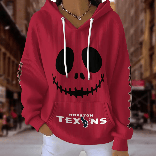 [SPECIAL OFFER] NEW CUSTOMIZED NFL15 HTT HOUSTON TEXANS RIBBED HOODIE & SWEATSHIRT
