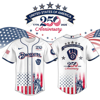 [FLASH SALE] NEW CUSTOMIZED MLB15 MBS MILWAUKEE BREWERS BASEBALL JERSEY