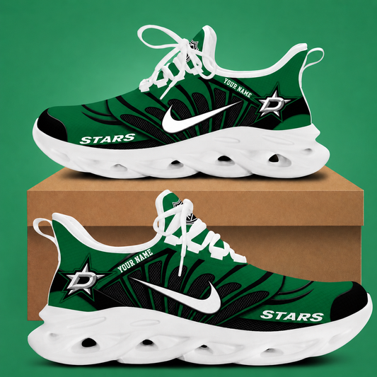 [SUPER SALE] NEW CUSTOMIZED NHL15 DLS DALLAS STARS CLUNKY SNEAKERS