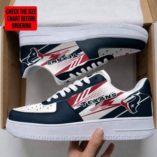 [SPECIAL OFFER] NEW CUSTOMIZED NFL15 HTT HOUSTON TEXANS AF1 SNEAKERS