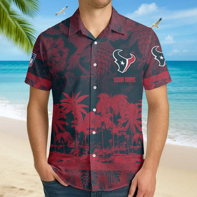 [SPECIAL OFFER] NEW CUSTOMIZED NFL15 HTT HOUSTON TEXANS UNISEX HAWAIIAN SHIRT