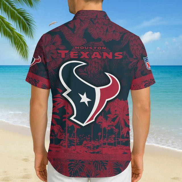 [SPECIAL OFFER] NEW CUSTOMIZED NFL15 HTT HOUSTON TEXANS UNISEX HAWAIIAN SHIRT