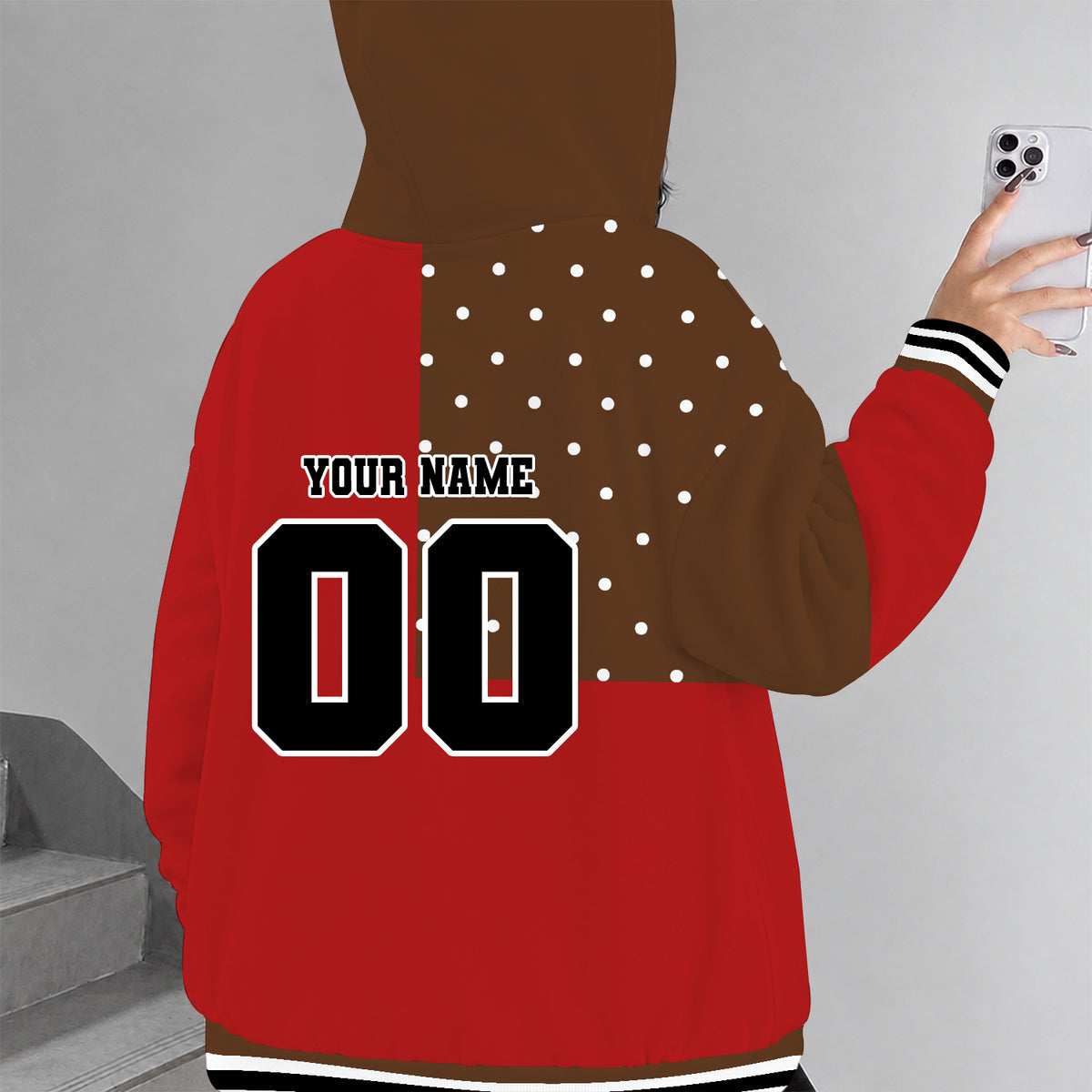[FAN FAVORITE] NEW CUSTOMIZED NCAA MFF16 CBR CORNELL BIG RED STRAPPY ZIP HOODIE