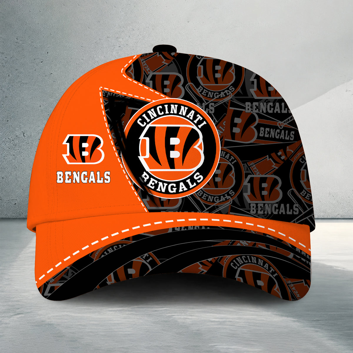 [SPECIAL OFFER] NEW CUSTOMIZED NFL16 CCB CINCINNATI BENGALS CLASSIC CAP