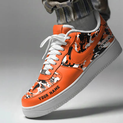 [SPECIAL OFFER] NEW CUSTOMIZED NFL16 CCB CINCINNATI BENGALS AF1 SNEAKERS