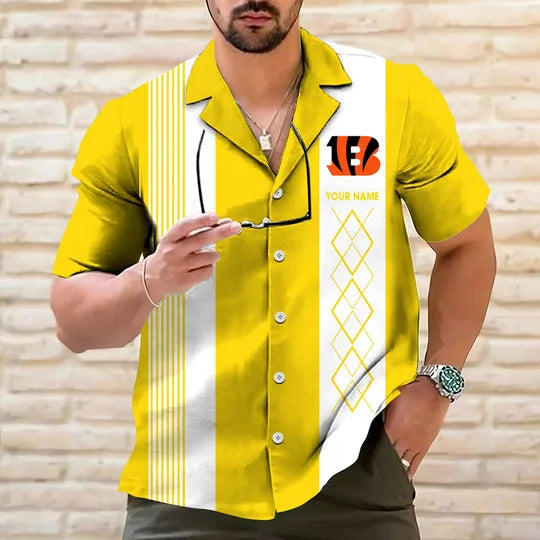[SPECIAL OFFER] NEW CUSTOMIZED NFL16 CCB CINCINNATI BENGALS HAWAIIAN SHIRT