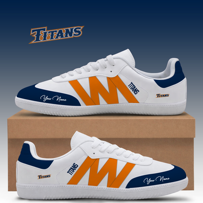 [FAN FAVORITE] NEW CUSTOMIZED NCAA CWS16 CFT CAL STATE FULLERTON TITANS CLASSIC SNEAKERS