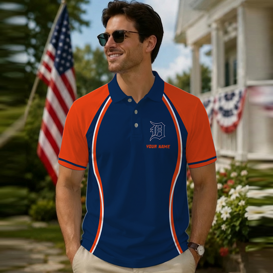 [FLASH SALE] NEW CUSTOMIZED MLB16 DTS DETROIT TIGERS POLO SHIRT