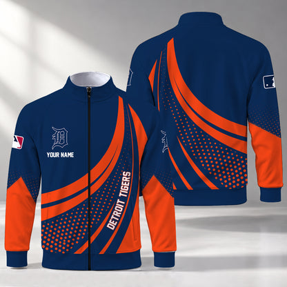 [FLASH SALE] NEW CUSTOMIZED MLB16 DTS DETROIT TIGERS STAND COLLAR JACKET