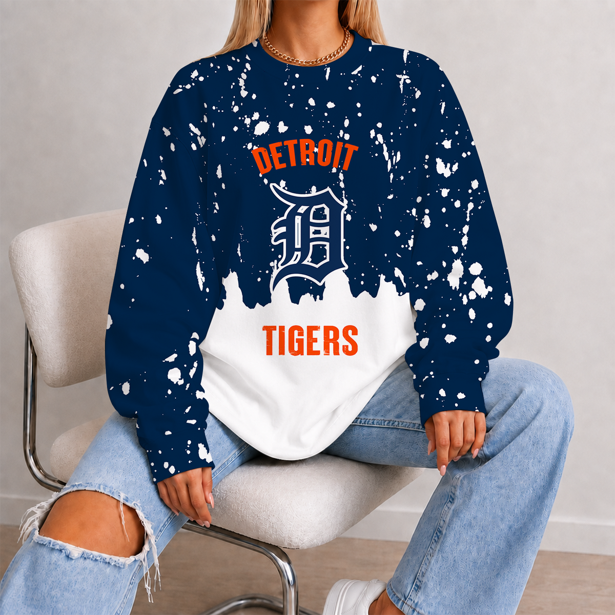 [FLASH SALE] NEW CUSTOMIZED MLB16 DTS DETROIT TIGERS UNISEX SWEATSHIRT