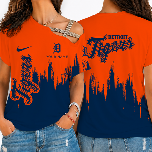 [FLASH SALE] NEW CUSTOMIZED MLB16 DTS DETROIT TIGERS SHOULDER SHIRT