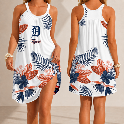 [FLASH SALE] NEW CUSTOMIZED MLB16 DTS DETROIT TIGERS CAMISOLE DRESS