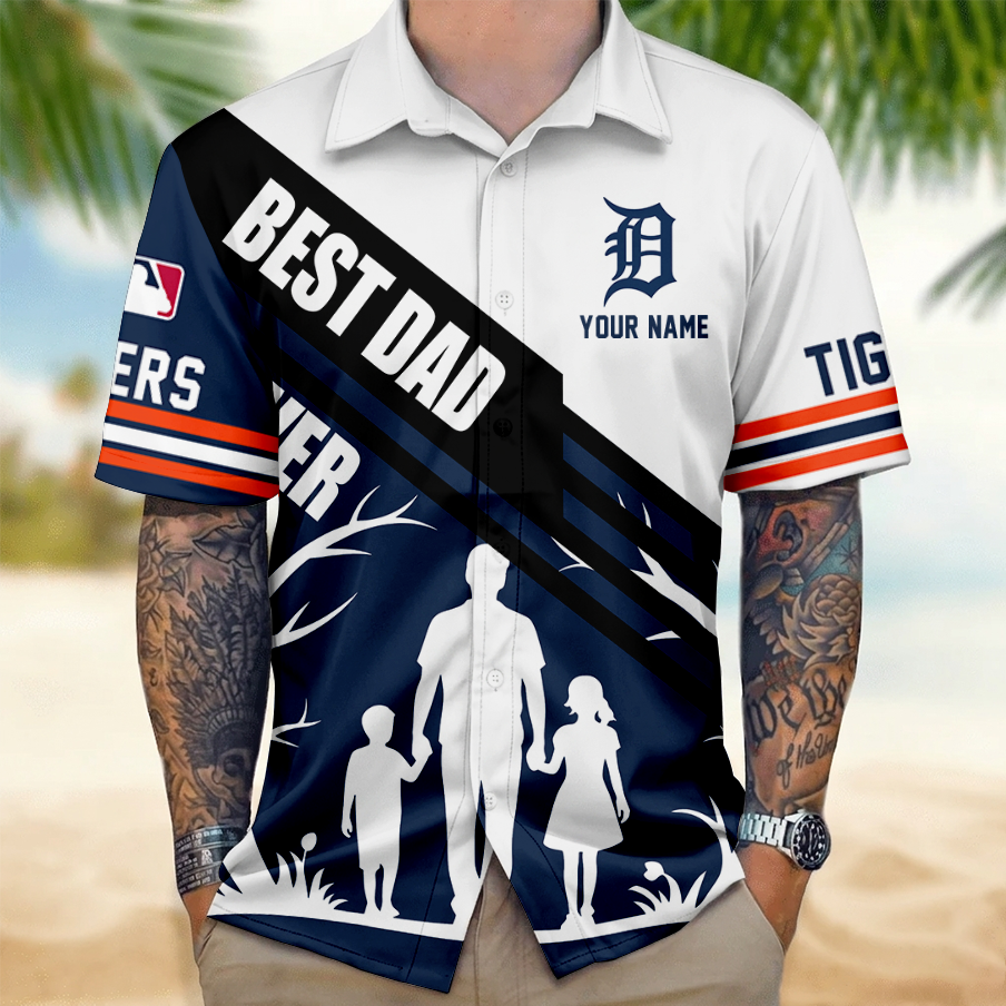 LIMITED EDITION - NEW CUSTOMIZED MLB16 DTS DETROIT TIGERS UNISEX HAWAIIAN SHIRT