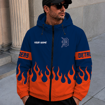 [FLASH SALE] NEW CUSTOMIZED MLB16 DTS DETROIT TIGERS WINDBREAKER JACKET