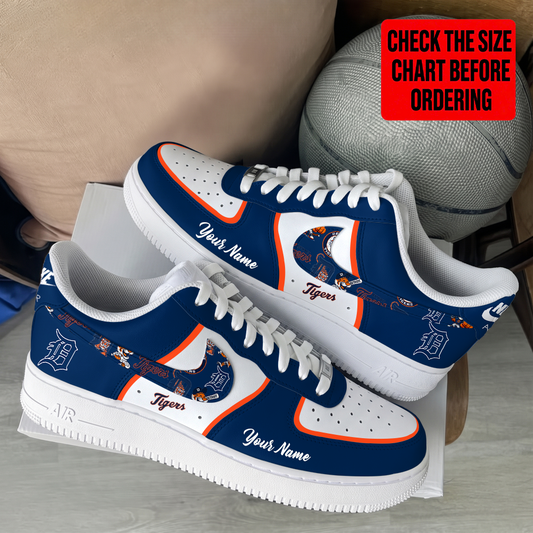 [FLASH SALE] NEW CUSTOMIZED MLB16 DTS DETROIT TIGERS AF1 SHOES
