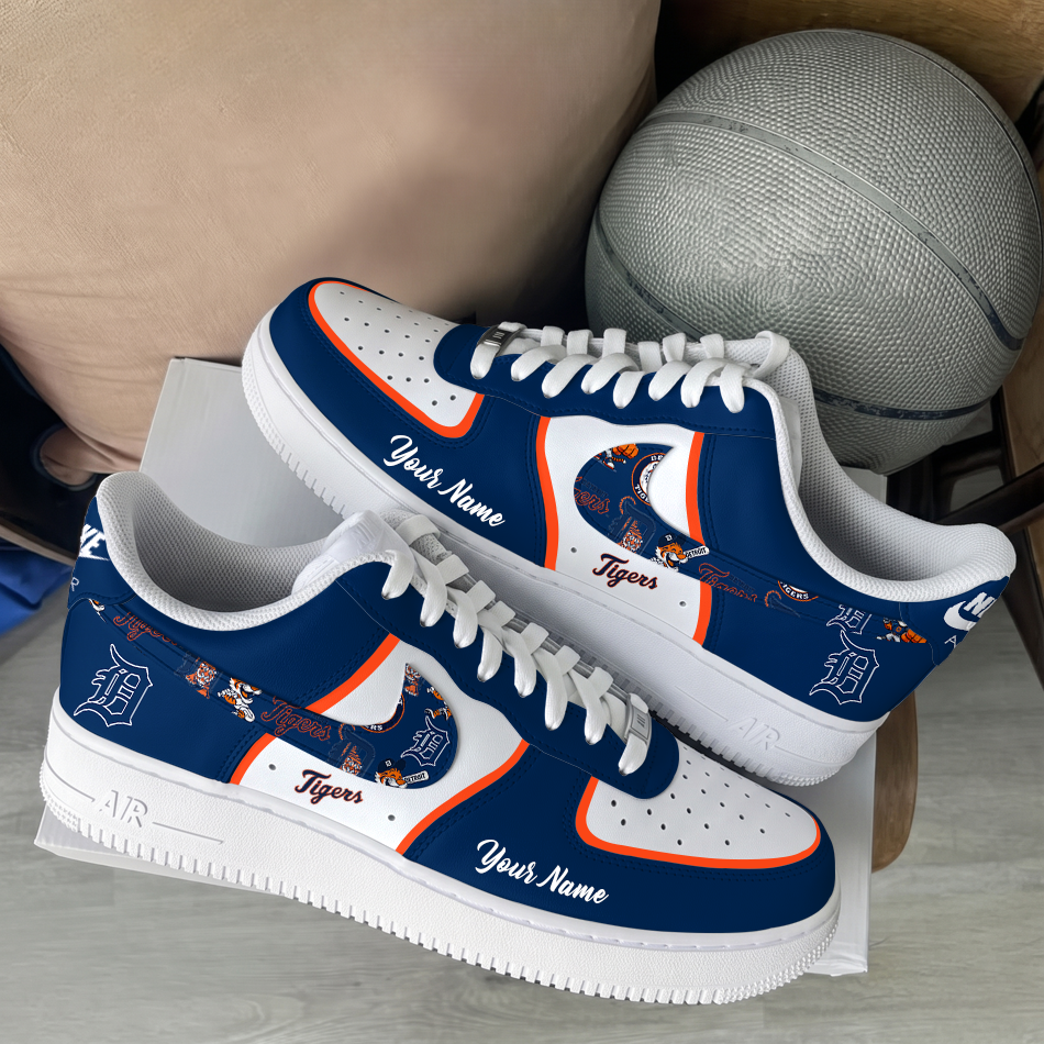 [FLASH SALE] NEW CUSTOMIZED MLB16 DTS DETROIT TIGERS AF1 SHOES