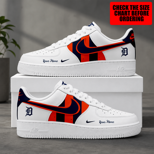 [FLASH SALE] NEW CUSTOMIZED MLB16 DTS DETROIT TIGERS AF1 SHOES