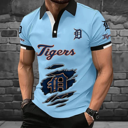 [FLASH SALE] NEW CUSTOMIZED MLB16 DTS DETROIT TIGERS POLO SHIRT