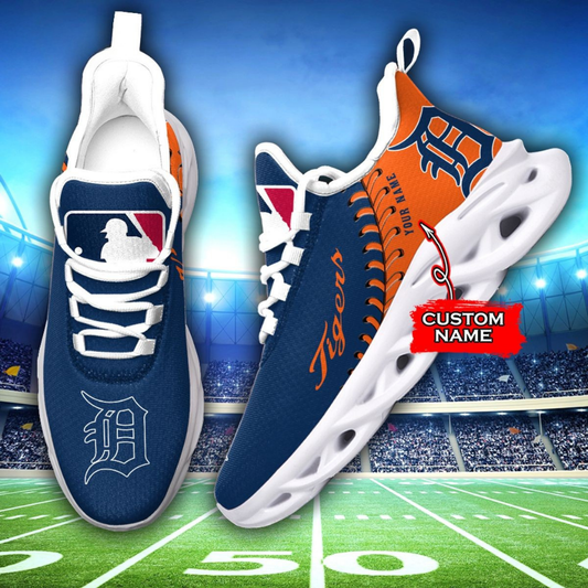 [FLASH SALE] NEW CUSTOMIZED MLB16 DTS DETROIT TIGERS MAX SOUL SHOES