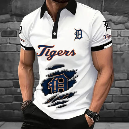 [FLASH SALE] NEW CUSTOMIZED MLB16 DTS DETROIT TIGERS POLO SHIRT