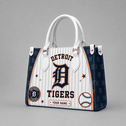 [FLASH SALE] NEW CUSTOMIZED MLB16 DTS DETROIT TIGERS LEATHER HANDBAG