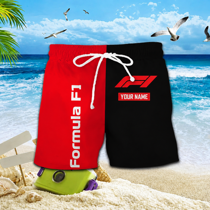 [FAN MUST-HAVE] NEW CUSTOMIZED F116 F1U FORMULA 1 UNISEX HAWAIIAN SHIRT & SHORTS SET