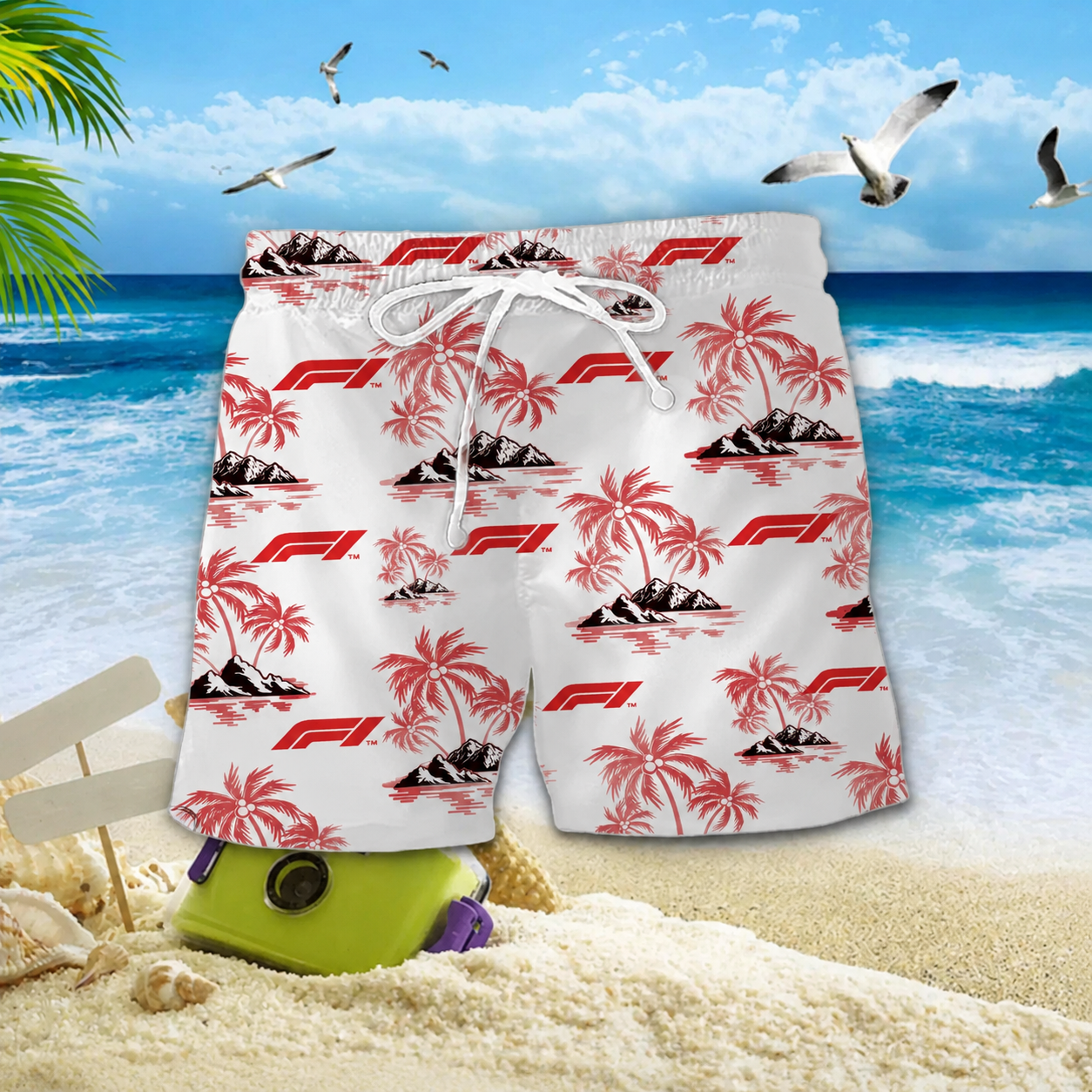 [FAN MUST-HAVE] NEW CUSTOMIZED F116 F1U FORMULA 1 UNISEX HAWAIIAN SHIRT & SHORTS SET