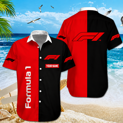 [FAN MUST-HAVE] NEW CUSTOMIZED F116 F1U FORMULA 1 UNISEX HAWAIIAN SHIRT & SHORTS SET