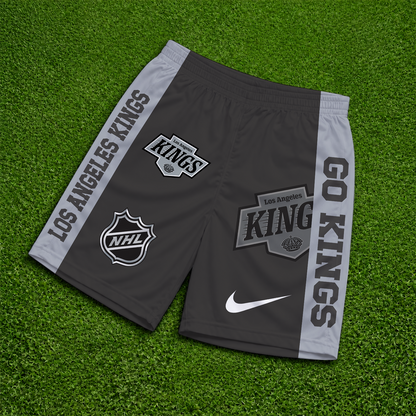 [SUPER SALE] NEW CUSTOMIZED NHL16 LAK LOS ANGELES KINGS SHORT PANTS