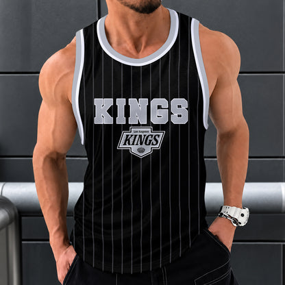 [SUPER SALE] NEW CUSTOMIZED NHL16 LAK LOS ANGELES KINGS UNISEX TANK TOP