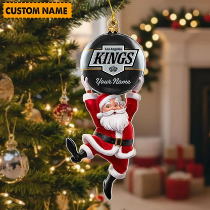 [SUPER SALE] NEW CUSTOMIZED NHL16 LAK LOS ANGELES KINGS CHRISTMAS ACRYLIC ORNAMENT