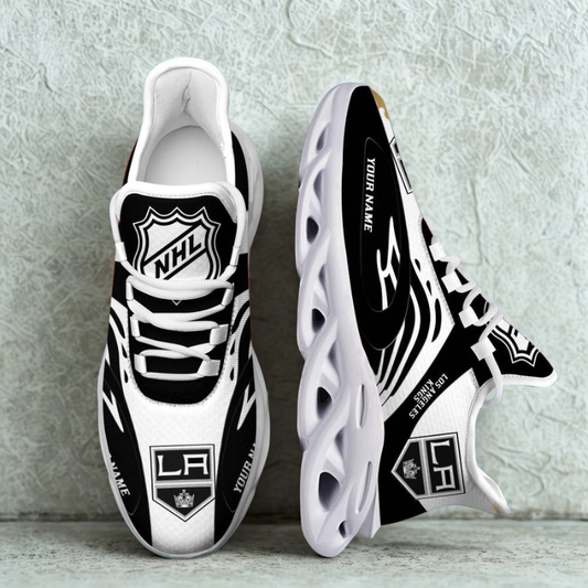 [SUPER SALE ] NEW CUSTOMIZED NHL16 LAK LOS ANGELES KINGS MAX SOUL SHOES