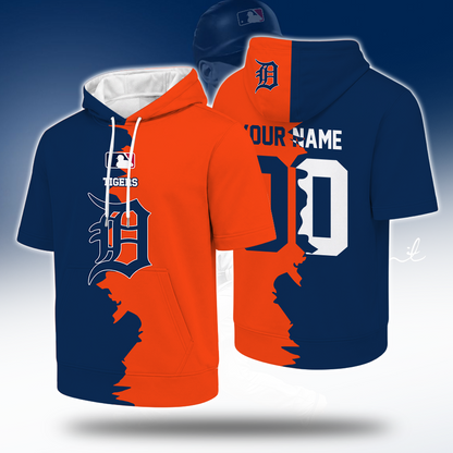 [FLASH SALE] NEW CUSTOMIZED MLB16 DTS DETROIT TIGERS SHORT SLEEVE HOODIE