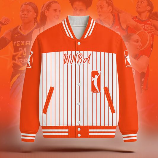 [FAN FAVORITE] NEW CUSTOMIZED WNBA16 WOMEN'S NATIONAL BASKETBALL ASSOCIATION BASEBALL JACKET