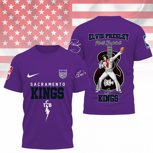 [HOT DEAL] NEW CUSTOMIZED NBA16 SKI SACRAMENTO KINGS X ELVIS PRESLEY T-SHIRT, HOODIE, ZIP HOODIE