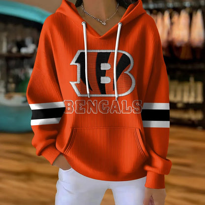 [SPECIAL OFFER] NEW CUSTOMIZED NFL16 CCB CINCINNATI BENGALS RIBBED HOODIE & SWEATSHIRT
