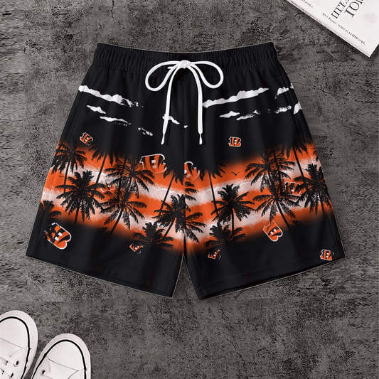 [SPECIAL OFFER] NEW CUSTOMIZED NFL16 CCB CINCINNATI BENGALS SHORT PANTS