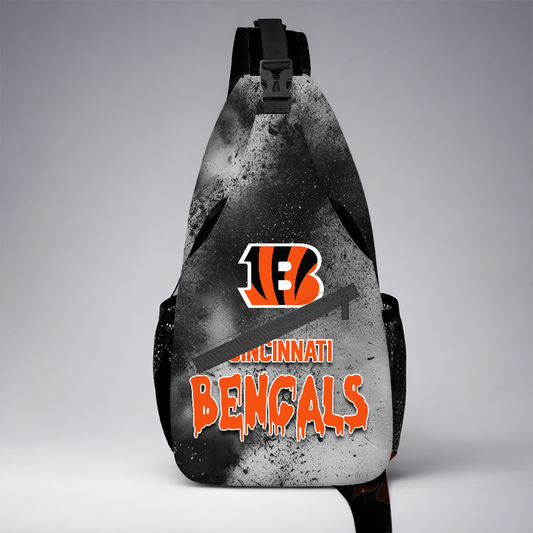 [SPECIAL OFFER] NEW CUSTOMIZED NFL16 CCB CINCINNATI BENGALS SLING BAG