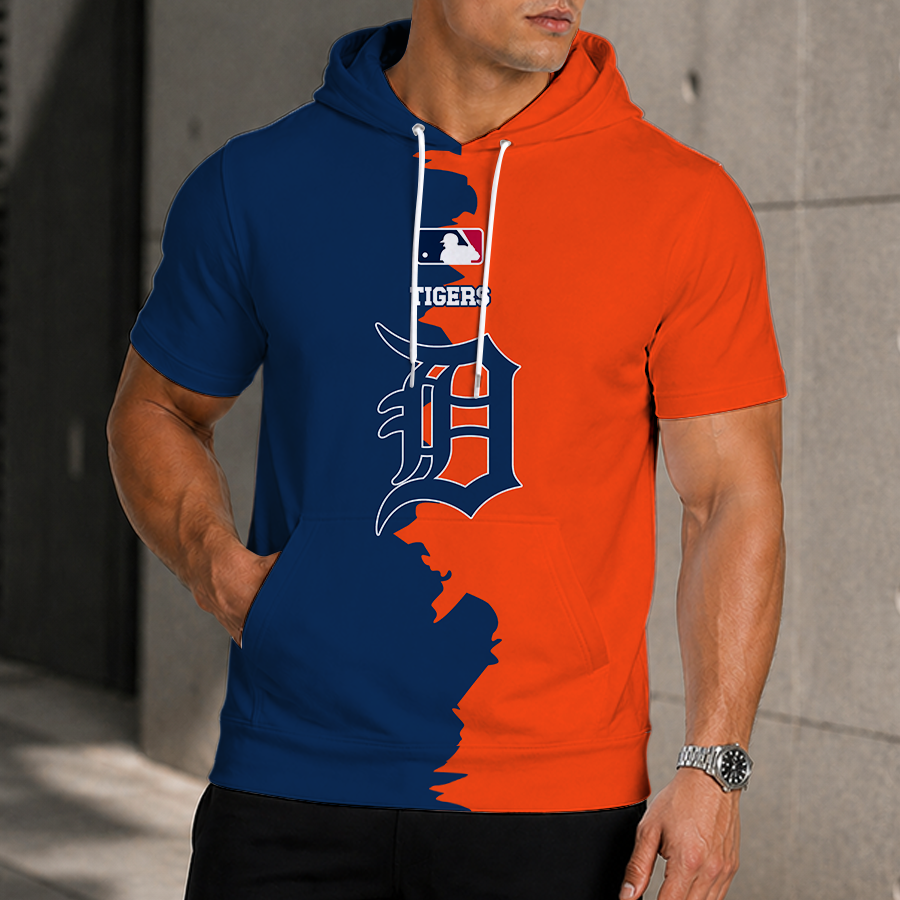 [FLASH SALE] NEW CUSTOMIZED MLB16 DTS DETROIT TIGERS SHORT SLEEVE HOODIE