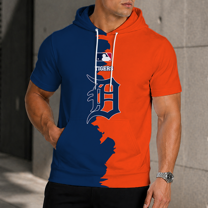 [FLASH SALE] NEW CUSTOMIZED MLB16 DTS DETROIT TIGERS SHORT SLEEVE HOODIE