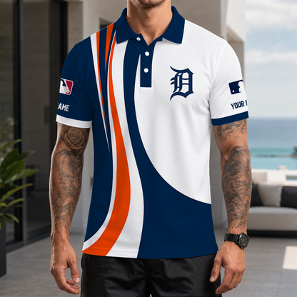 [FLASH SALE] NEW CUSTOMIZED MLB16 DTS DETROIT TIGERS POLO SHIRT