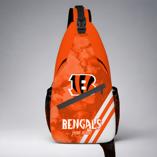 [SPECIAL OFFER] NEW CUSTOMIZED NFL16 CCB CINCINNATI BENGALS SLING BAG