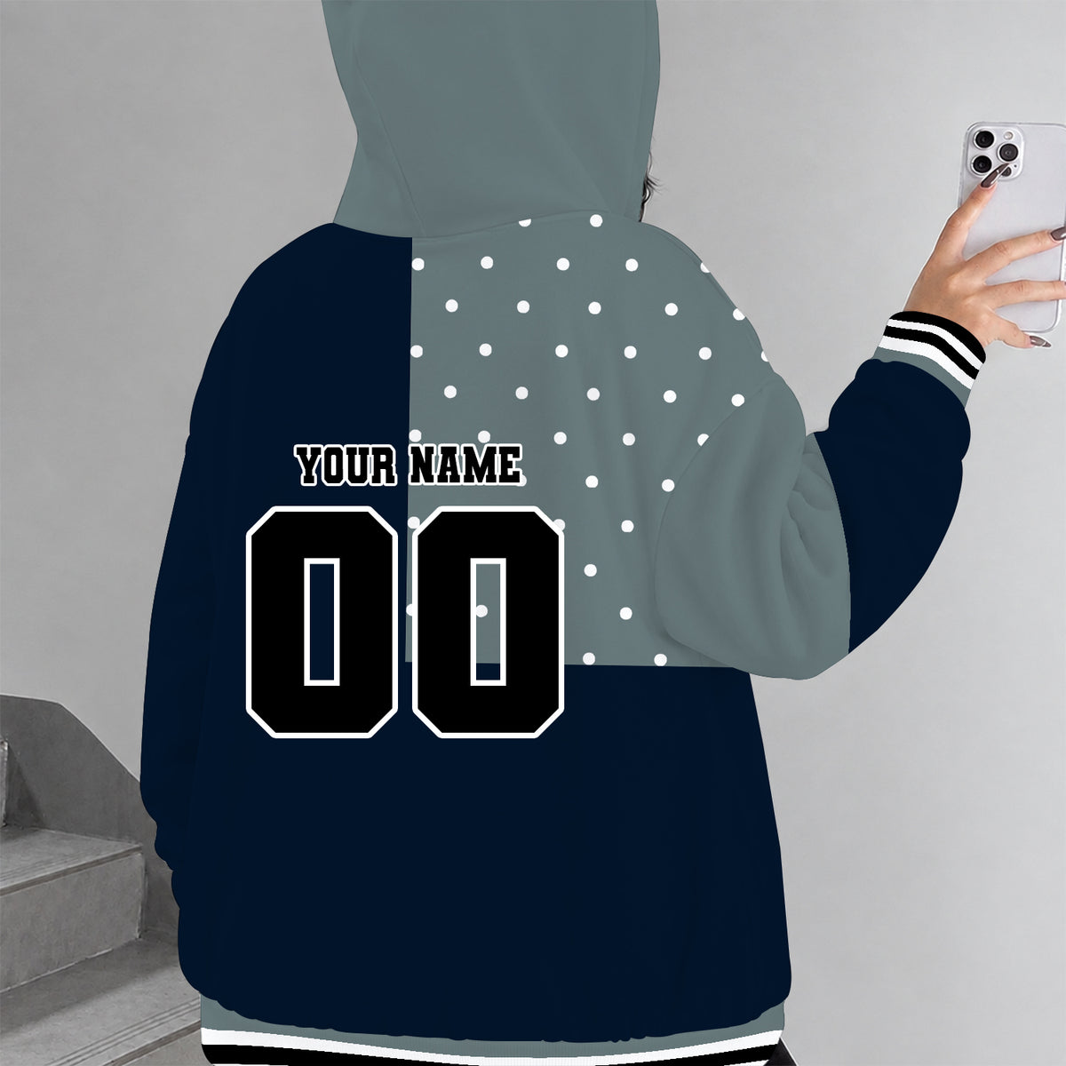 [FAN EXCLUSIVE] NEW CUSTOMIZED MLS16 SDF SAN DIEGO FC ZIP HOODIE