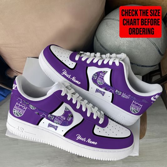 [HOT DEAL] NEW CUSTOMIZED NBA16 SKI SACRAMENTO KINGS AF1 SHOES