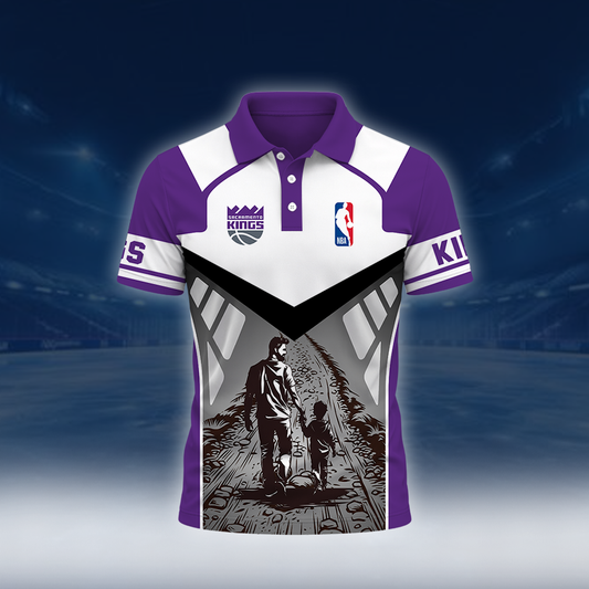 [HOT DEAL] NEW CUSTOMIZED NBA16 SKI SACRAMENTO KINGS POLO SHIRT