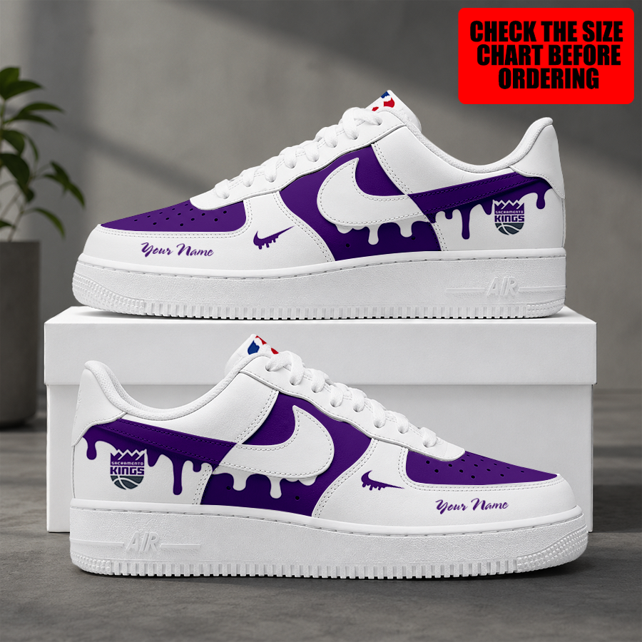 [HOT DEAL] NEW CUSTOMIZED NBA16 SKI SACRAMENTO KINGS AF1 SHOES