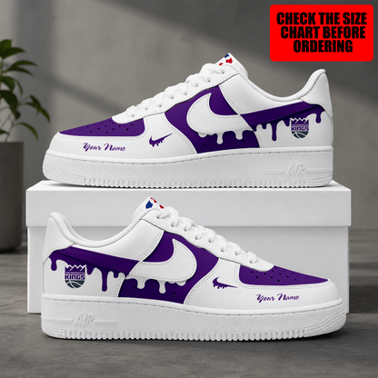 [HOT DEAL] NEW CUSTOMIZED NBA16 SKI SACRAMENTO KINGS AF1 SHOES