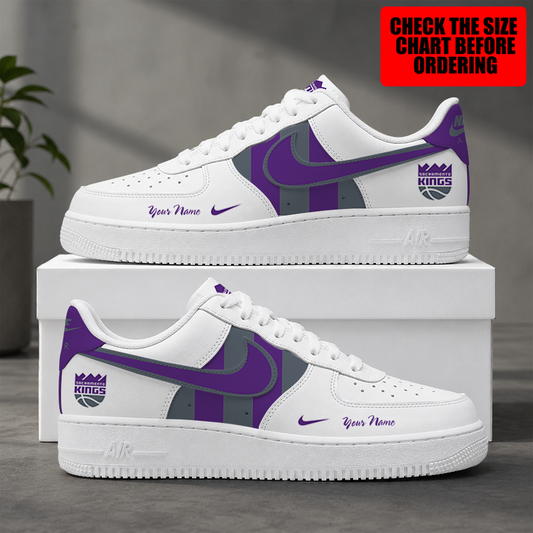 [HOT DEAL] NEW CUSTOMIZED NBA16 SKI SACRAMENTO KINGS AF1 SHOES