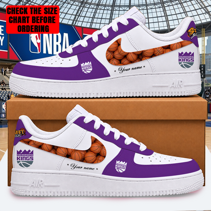 [HOT DEAL] NEW CUSTOMIZED NBA16 SKI SACRAMENTO KINGS AF1 SHOES