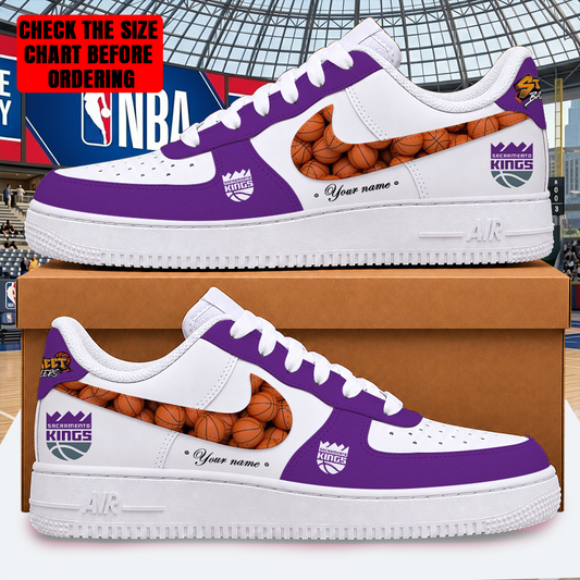 [HOT DEAL] NEW CUSTOMIZED NBA16 SKI SACRAMENTO KINGS AF1 SHOES